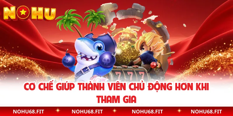 Cơ chế giúp thành viên chủ động hơn khi tham gia