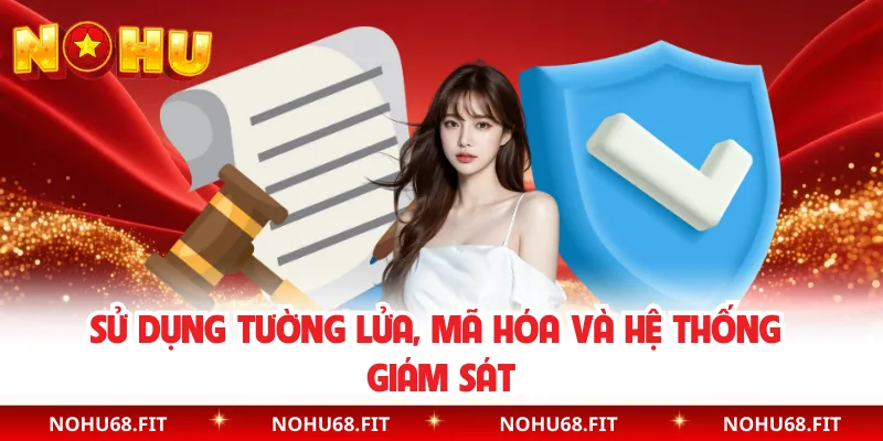 Sử dụng tường lửa, mã hóa và hệ thống giám sát